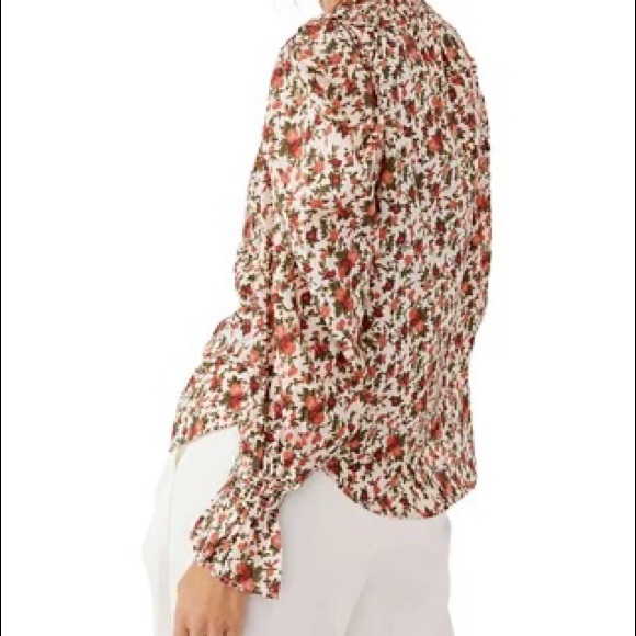 FREE PEOPLE Meant To Be Blouse NWT S Vintage Combo - Picture 8 of 9